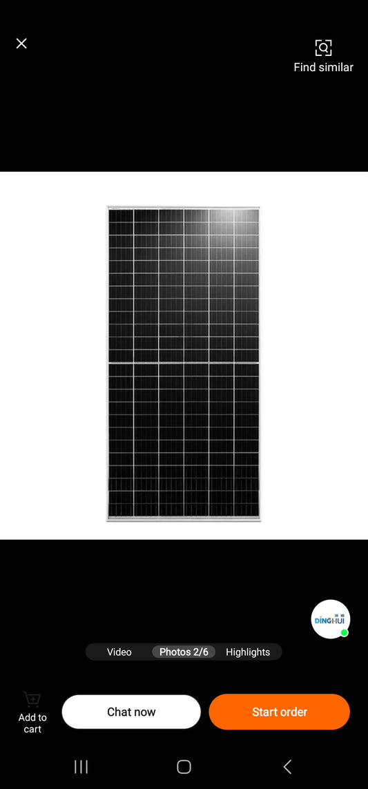 Bluesun 550W Monocrystalline